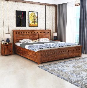 Wooden Double Bed