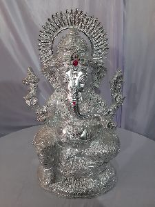 Metal Lord Ganesha Statue