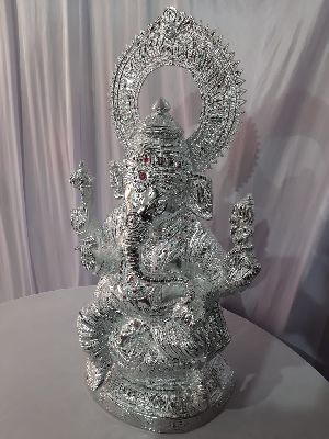 Metal Lord Ganesha Statue