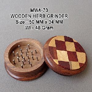 48gm Wooden Herb Grinder