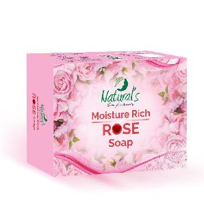 NATURAL'S CARE FOR BEAUTY ROSE SOAP 125 GMS. (PACK OF