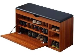 Solid wood shoe rack 1