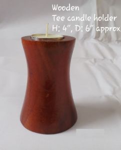 Wooden Candle Holder