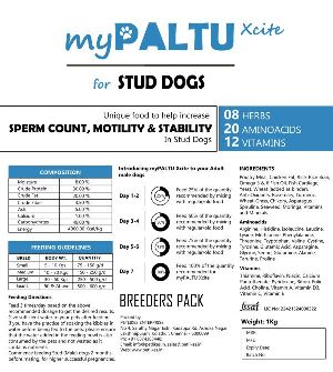 1kg MyPaltu Xcite Stud Dog Food
