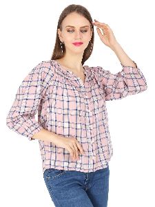 Ladies Checkered Shirts