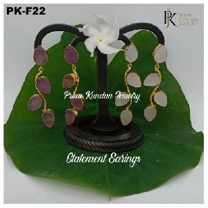 PK-F22 Jade Earrings