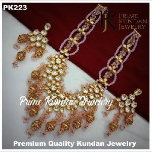 PK223 Kundan Necklace Set