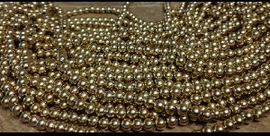 Dull Gold Pearl Beads