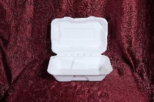Bagasse Disposable Clamshell Box