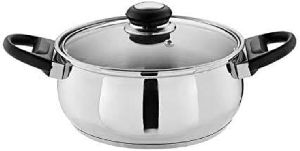 Stainless Steel Belly Induction Bottom Casserole with Lid