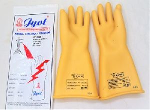 Rubber Insulating Seamless Hand Gloves