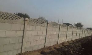 Grey RCC Readymade Compound Wall