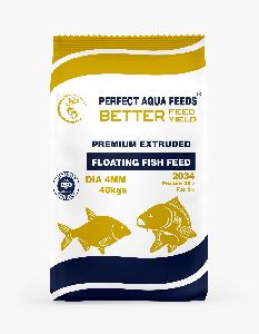 Premium Extruded 20% 4mm Protein Floating Fish Feed (2034)