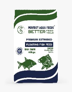 Premium Extruded 24% Protein 3mm Floating Fish Feed (2433)