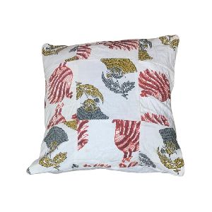 A-CC-C-W-0015 Hand Block Printed Cushion Cover