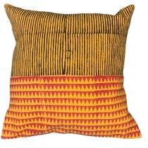 A-CC-C-Y-0028 Hand Block Printed Cushion Cover