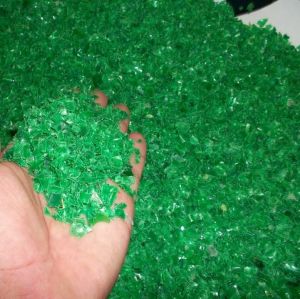 Green PET Bottle Flakes