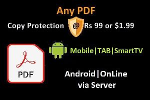 PDF File Copy Protection Software for Android Online -ttsoft