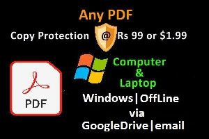 PDF File Copy Protection Software for Windows -ttdsoft