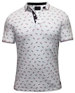 Mens Printed Polo T-Shirts