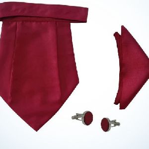 Cravat Pocket Square and Cufflink Set