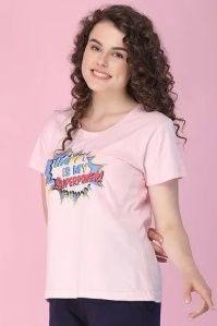 Clovia Casual Wear Cotton T Shirt