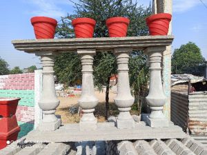 Cemented Railing pillars