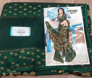 printed work sarees