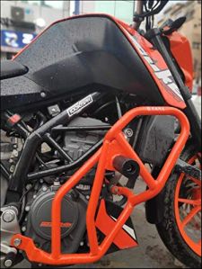 CRASH GUARD (WITH FRAME SLIDERS) - FOR KTM DUKE