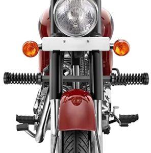 LEG GUARD (SINGLE ROD- SPRING ENDS) - FOR ROYAL ENFIELD CLASSIC 350/500