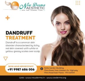 Dandruff treatment in newderma Aesthetic clinic mira bhyander