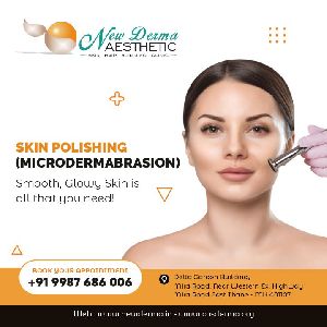 Skin polishing treatment in newderma aesthetic clinic mira bhyander