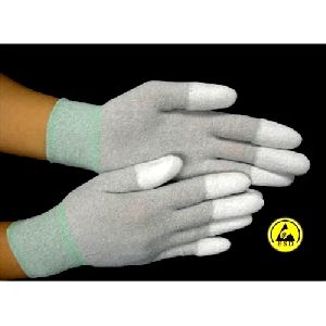 ESD PU COTTED Hand Gloves