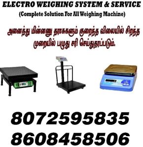 weighing scale repairing service