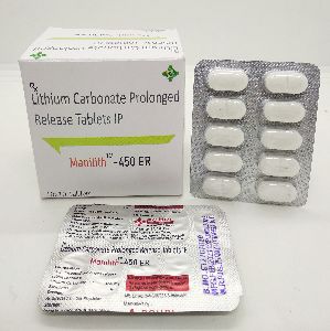 Lithium Carbonate ER 450mg tablets