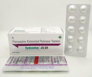 Paroxetine ER 25 mg tablets