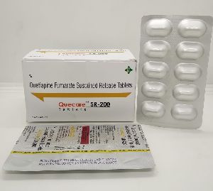 Quetiapine Fumarate Sustained Release 200 mg Tablets