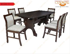 D 104+CH 010 6 Seater Dining Table Set