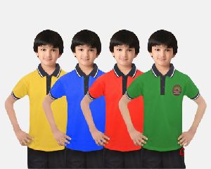 Kids Cotton Sports Polo T Shirt Children Custom Graphic Short Sleeve Plain Kids