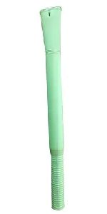 19 Inch Green Plastic Broom Handle