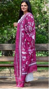 Kantha Embroidered Dupatta