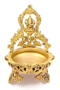 Brass Ganesh Urli