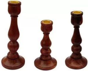 Wooden Candle Stands