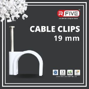 19 mm Single Nail Cable Clips