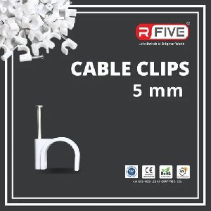 5 mm Single Nail Cable Clips