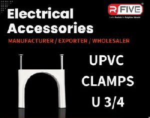 U-3/4 UPVC Double Nail Clamps
