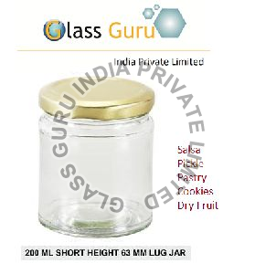 200ml Lug Glass Jar