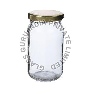 250gm Honey Round Glass Jar