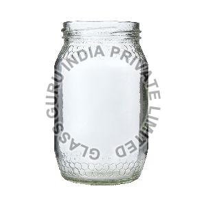 Honey Comb Glass Jar