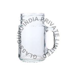 Mason Handle Glass Jar
